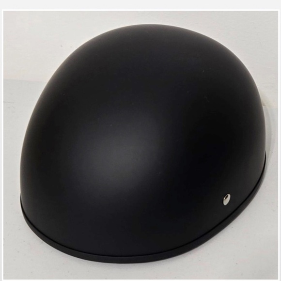 Street & Steel Motorcycle Half Helmet Bucket Adult Unisex Large Black Matt Hat - Picture 2 of 16